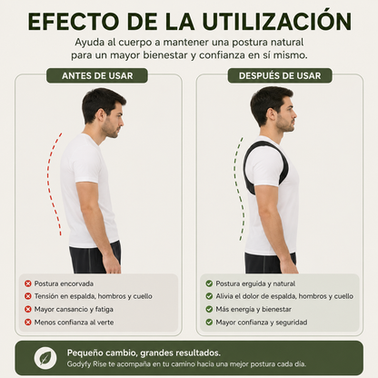 Godyfy Rise ™ — Corrector de Postura